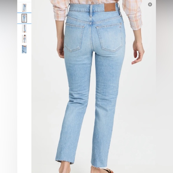 Madewell The Perfect Vintage Jeans Raw-Hem Edition Sz 26 EUC - Picture 3 of 15